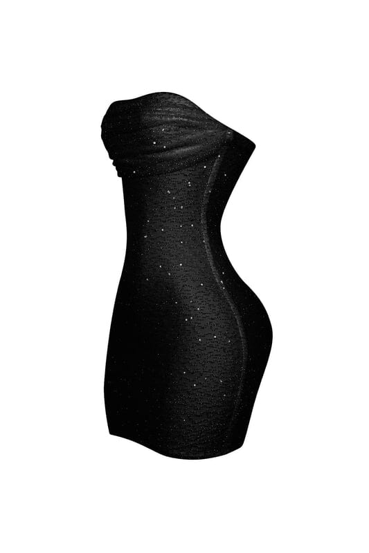 Greer Mesh Beaded Mini Dress