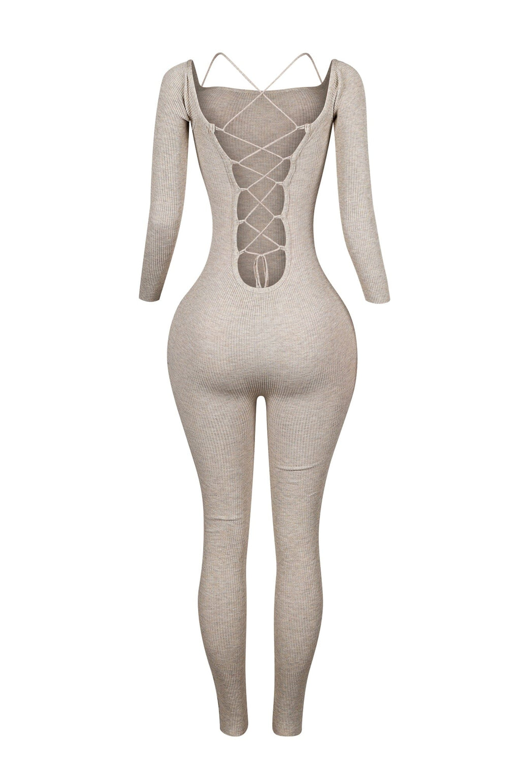 Play Hard Off Shoulder Knit Jumpsuit