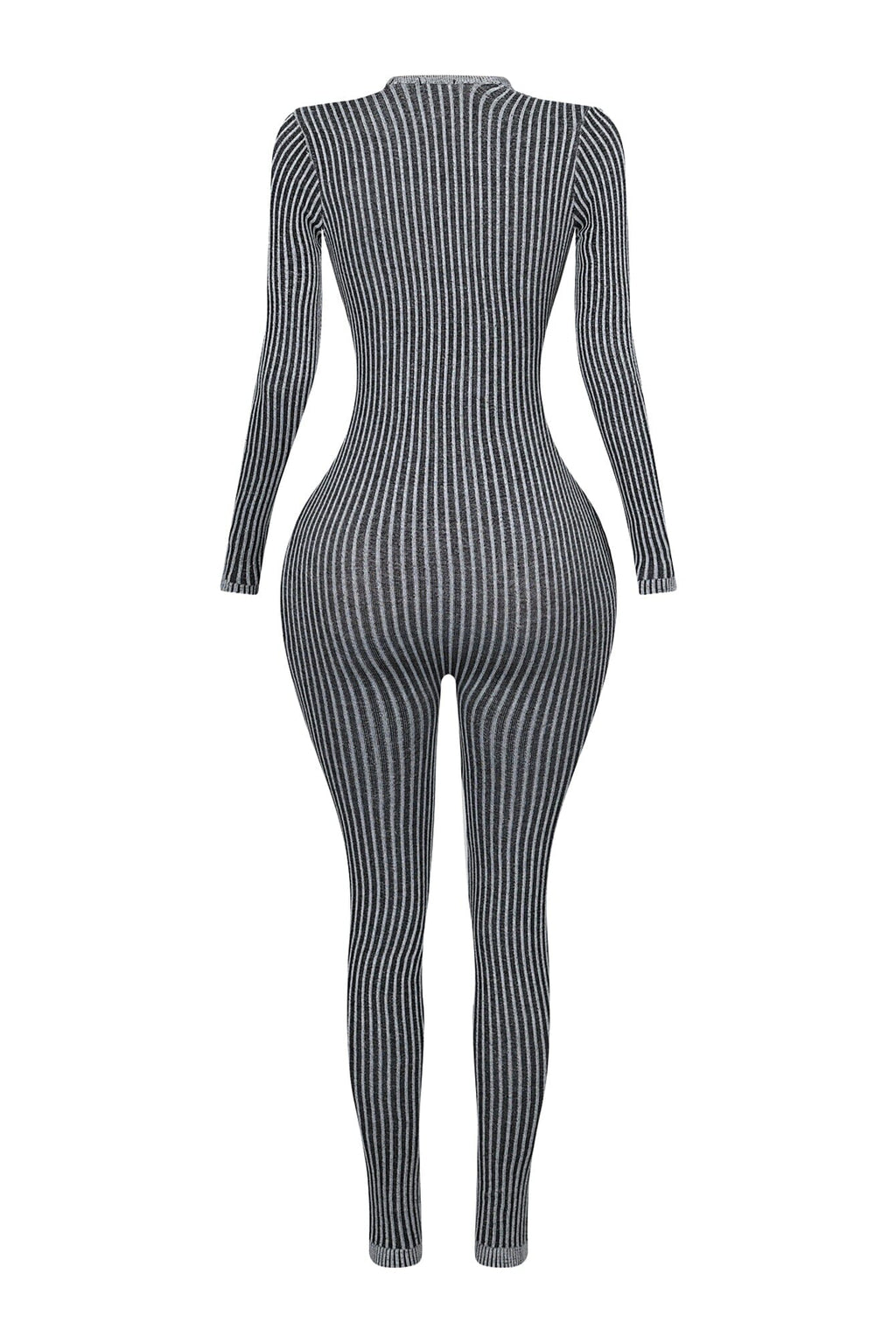 Jesslyn Two Tone Deep V Neck Jumpsuit