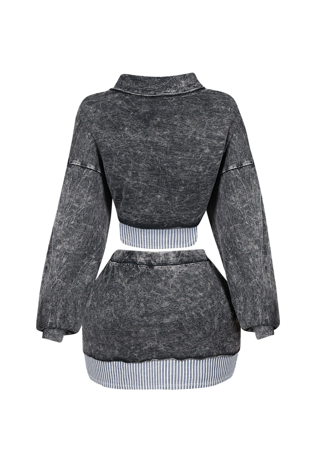 Jocelyn Pin Stripe Top & Skirt SET