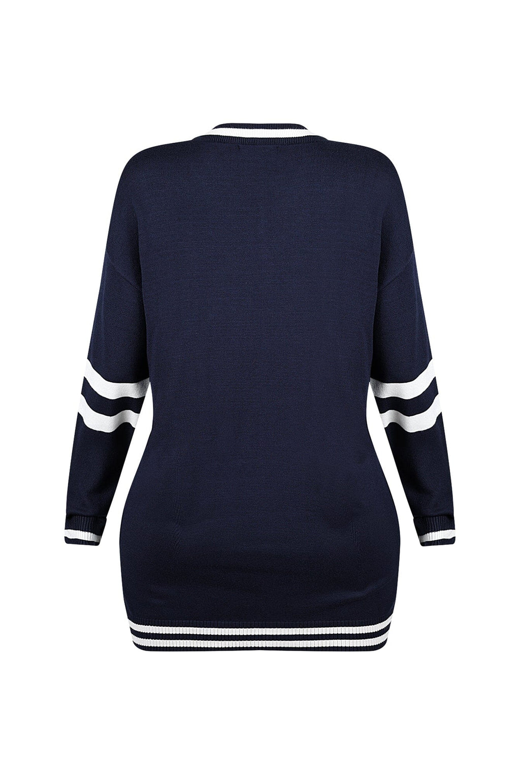 Devyn Oversized Jersey Sweater Top