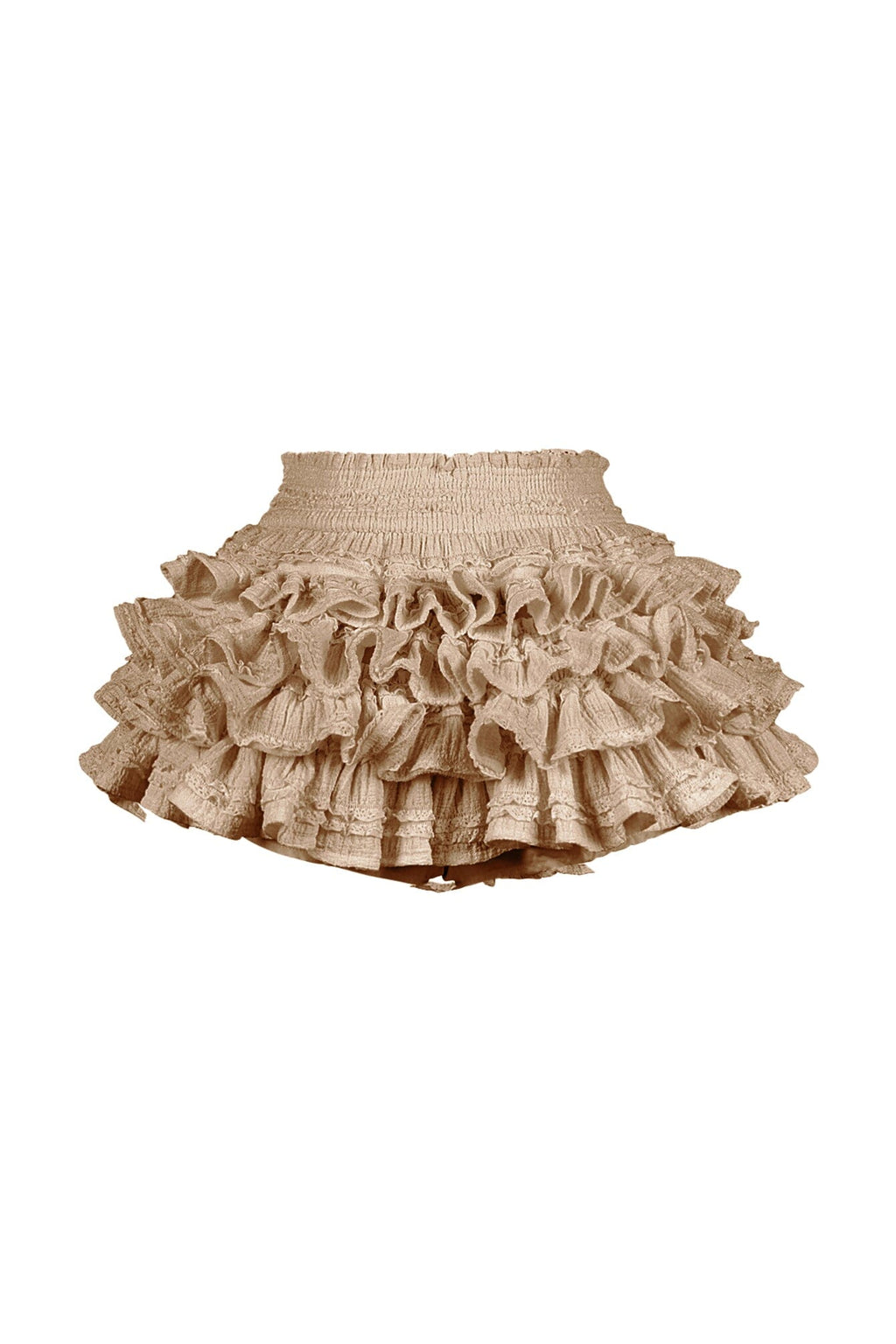 Alise Knit Ruffle Textured Mini Skort