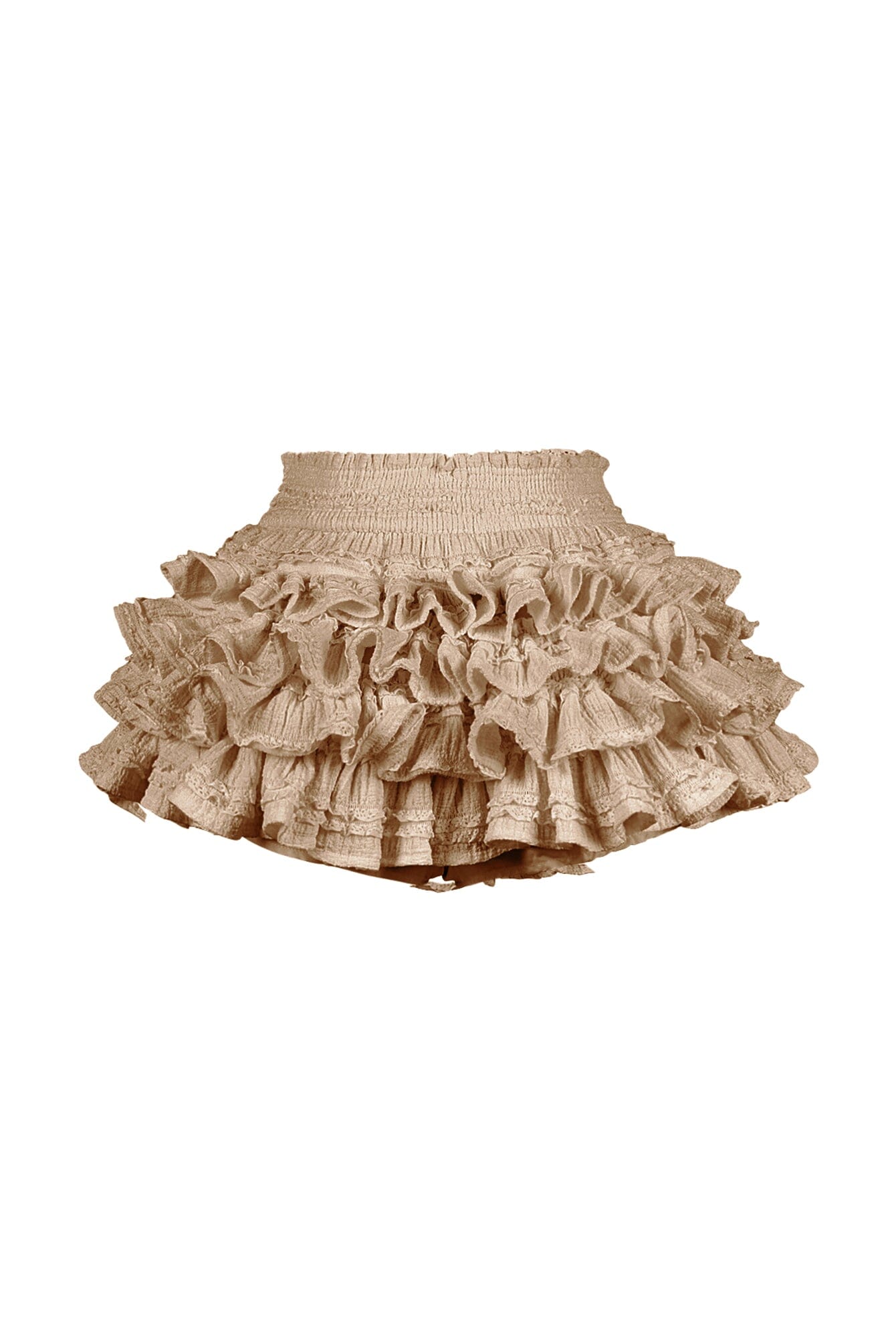 Alise Knit Ruffle Textured Mini Skort