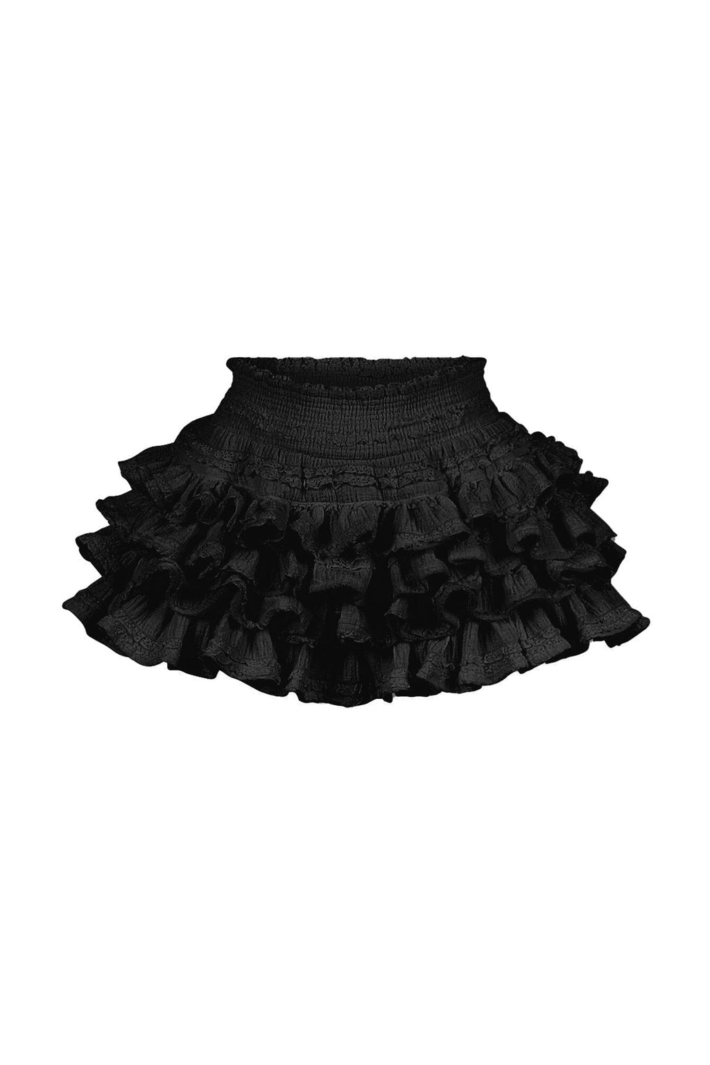 Alise Knit Ruffle Textured Mini Skort