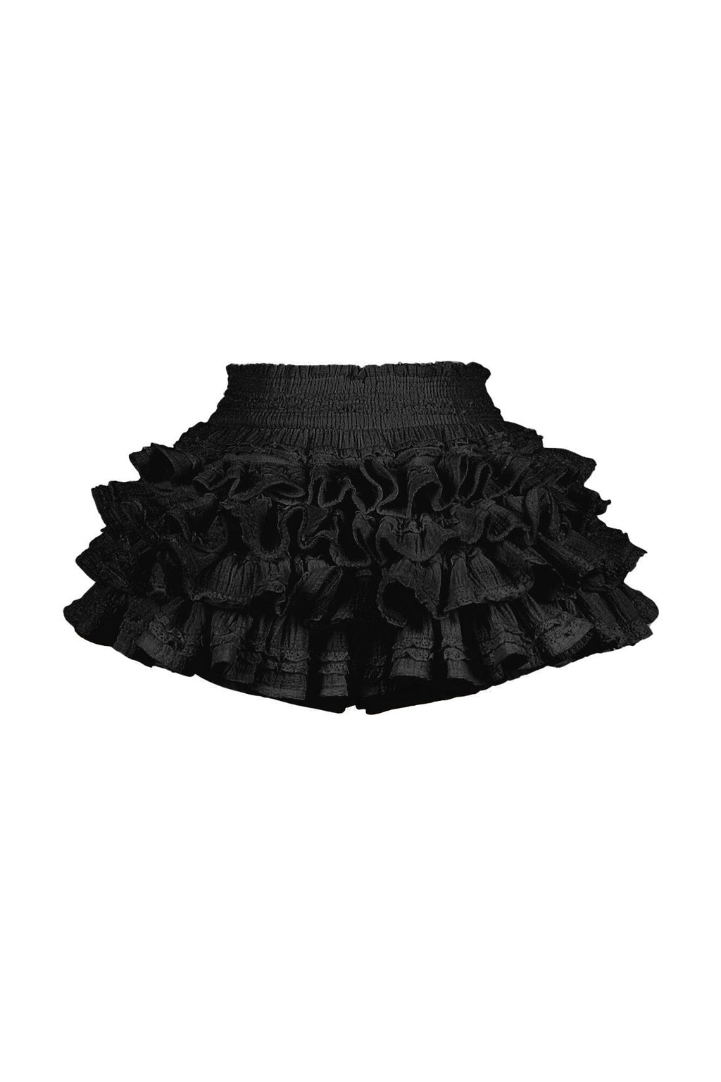Alise Knit Ruffle Textured Mini Skort