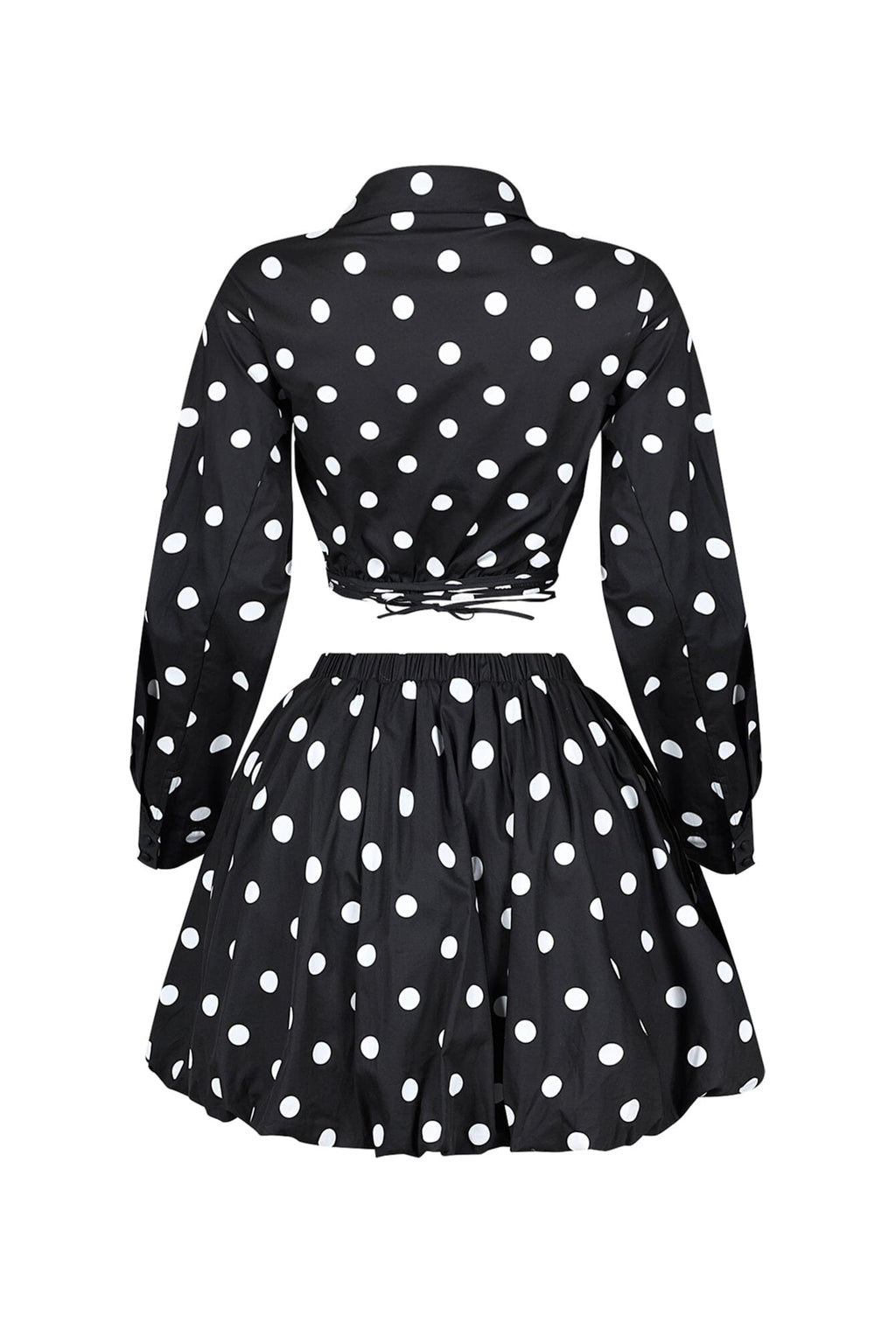 Kiara Polka Dot Top & Skirt SET