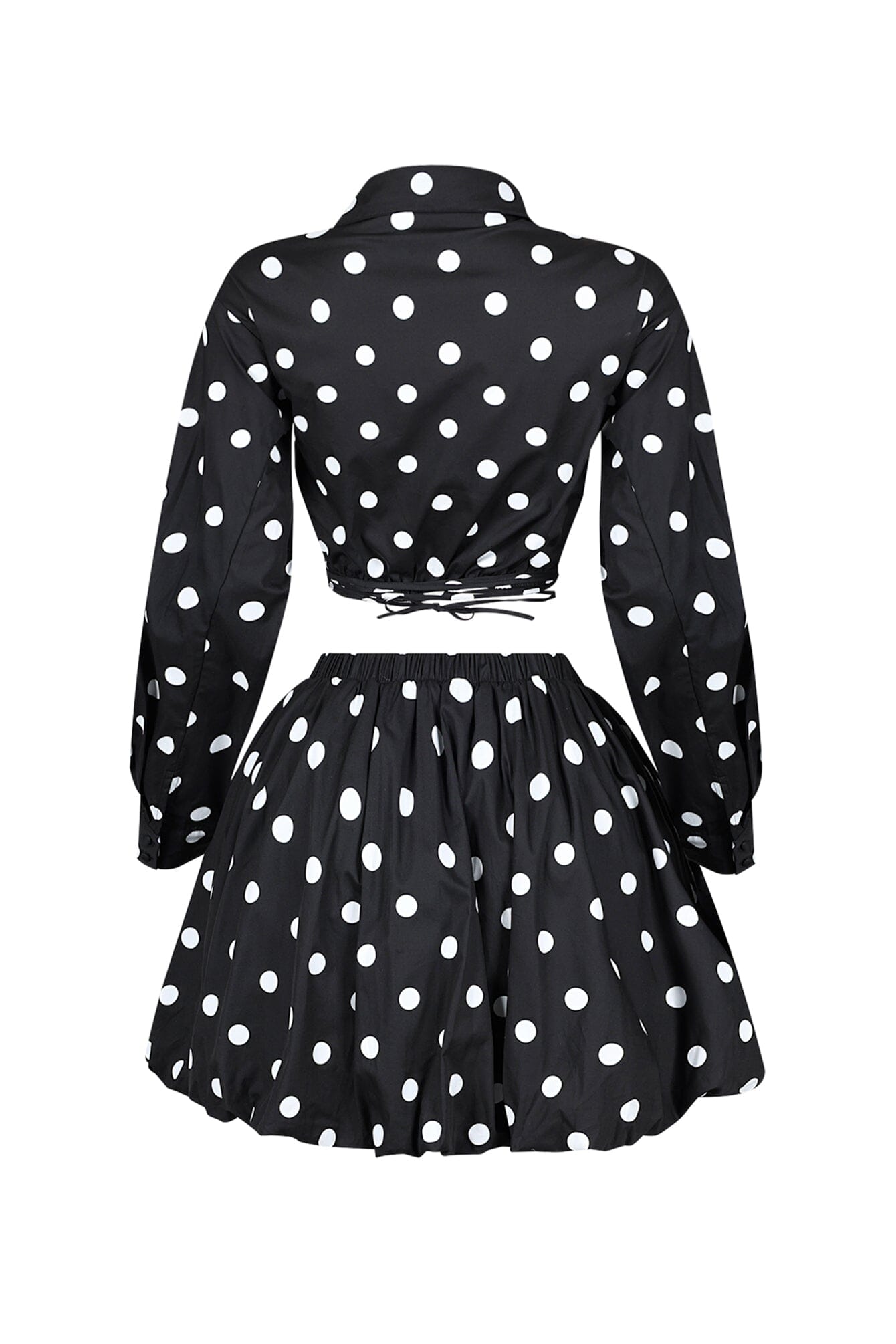 Kiara Polka Dot Top & Skirt SET