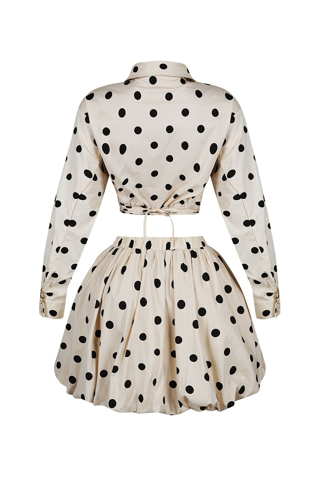 Kiara Polka Dot Top & Skirt SET