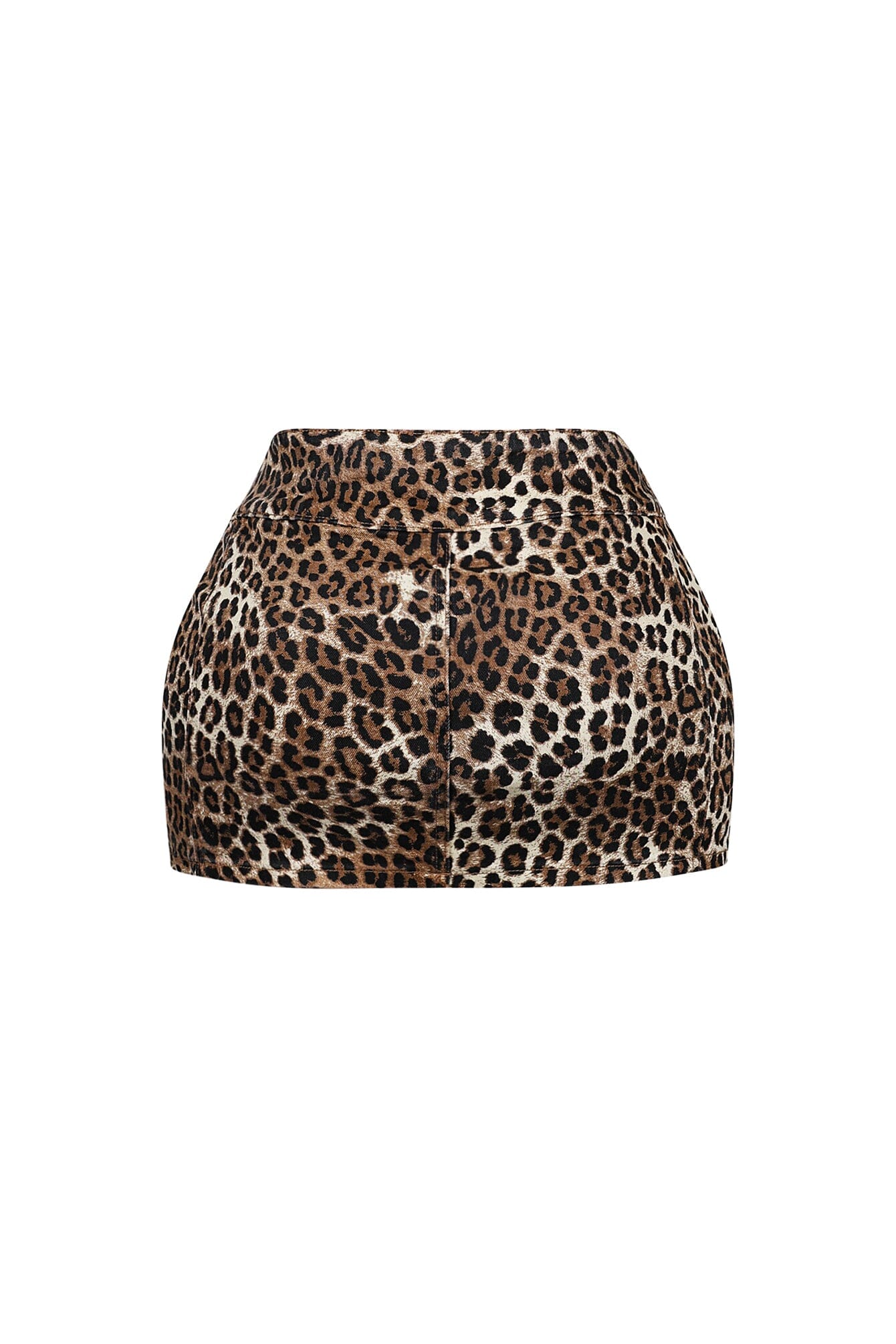 Giana Leopard Mini Skirt With Belt
