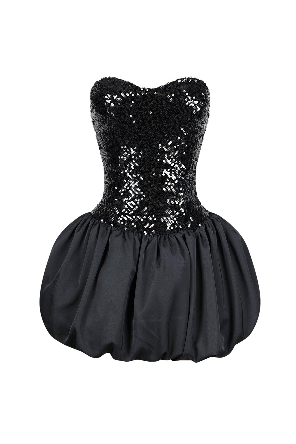 Tayler Tube Sequin Bubble Mini Dress