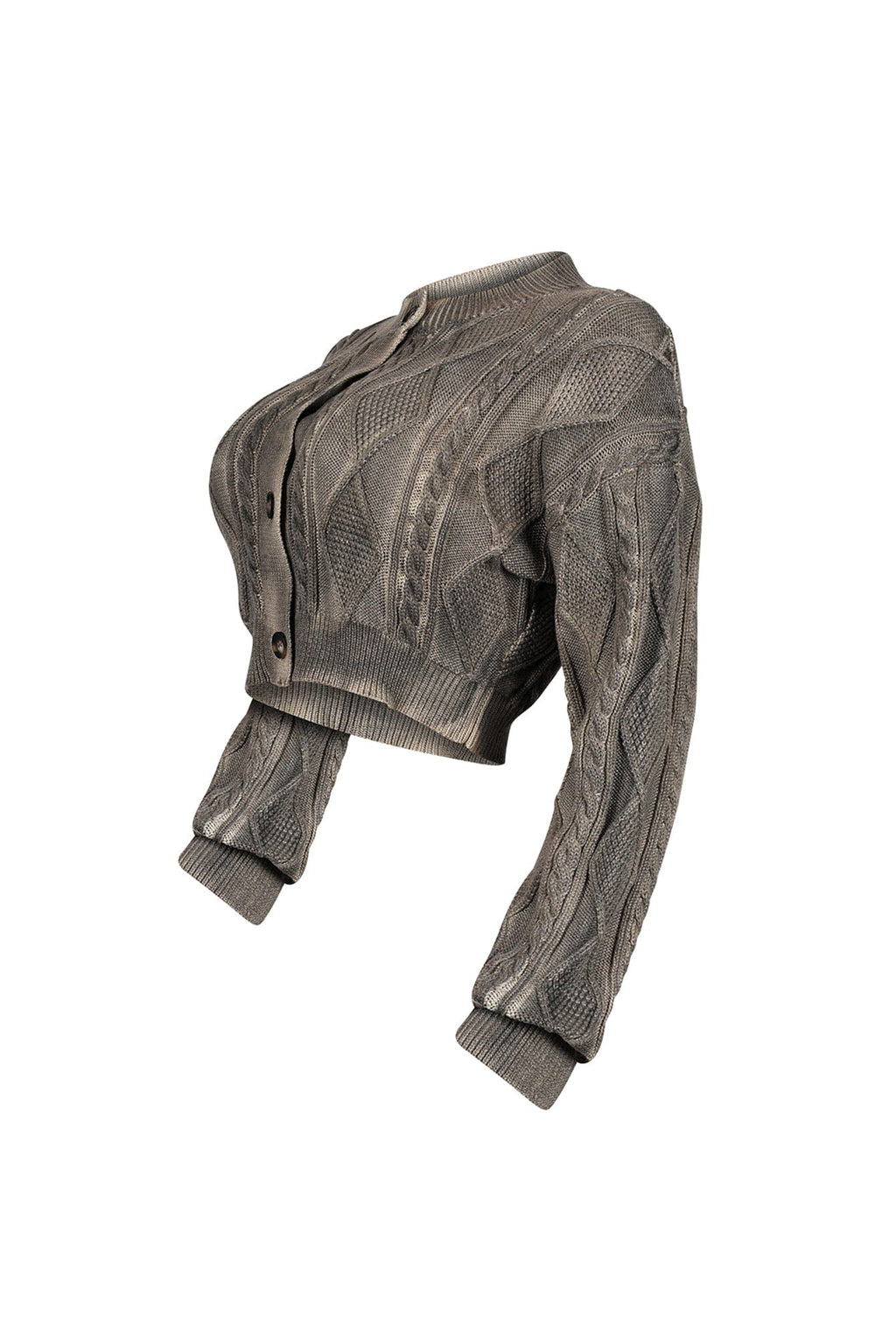 Sammy Cable Knit Airbrushed Cardigan