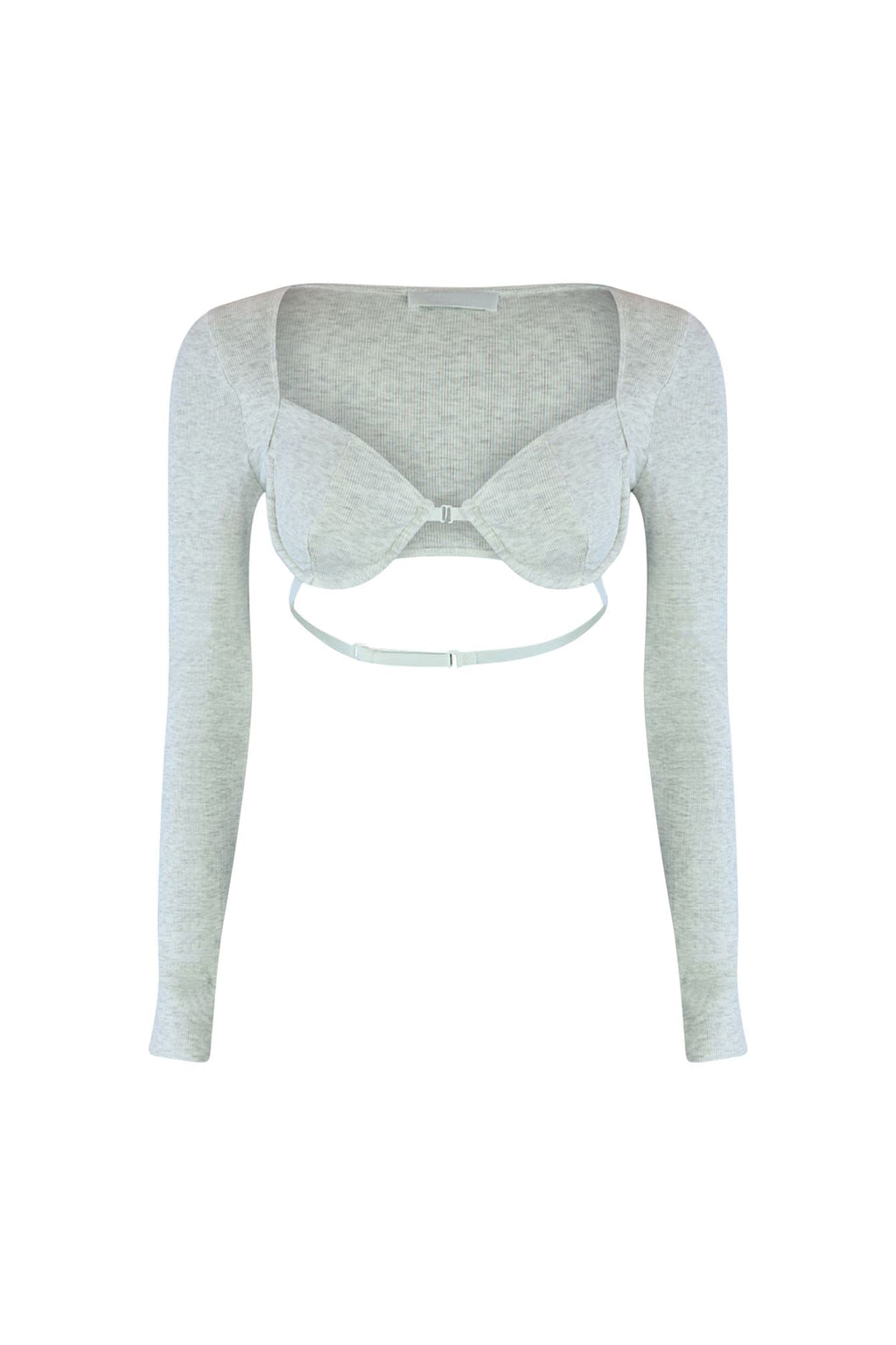 Ruve Wired Ribbed Crop Top