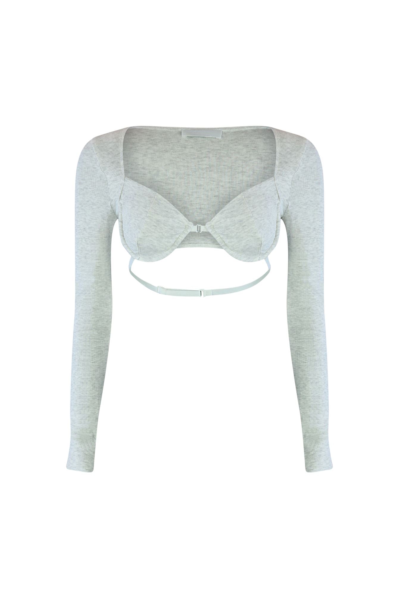 Ruve Wired Ribbed Crop Top