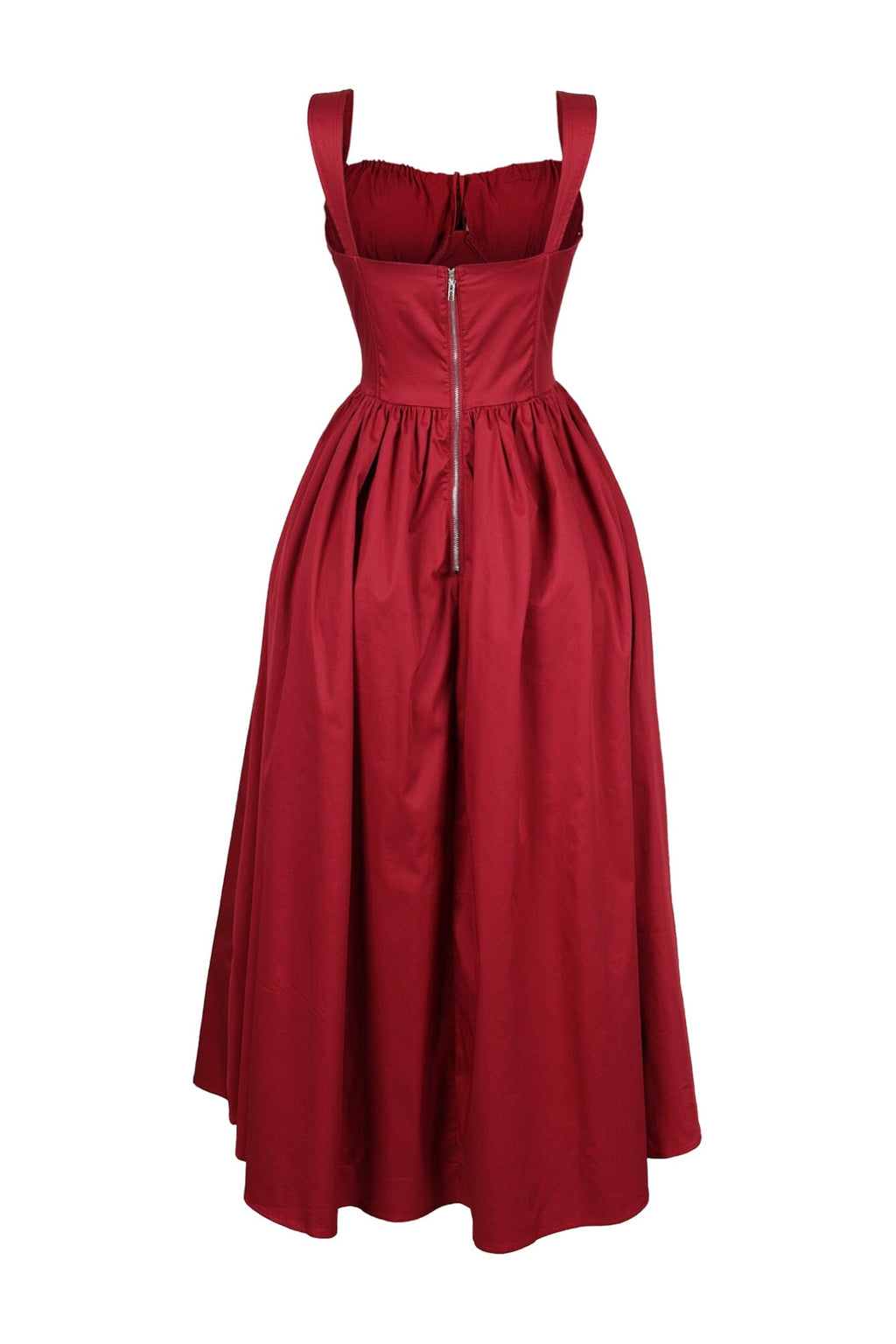 Eillen Poplin Corset A-line Long Dress