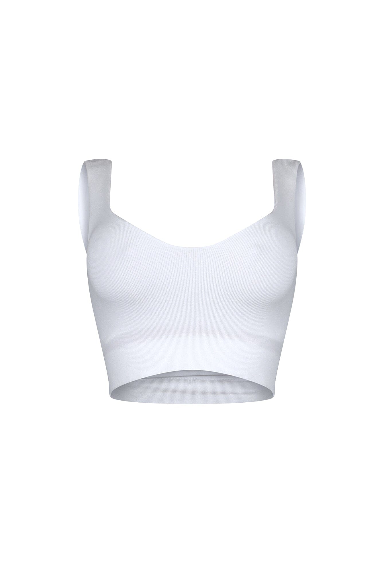 Larisa Seamless Heart Neck Sleeveless Top