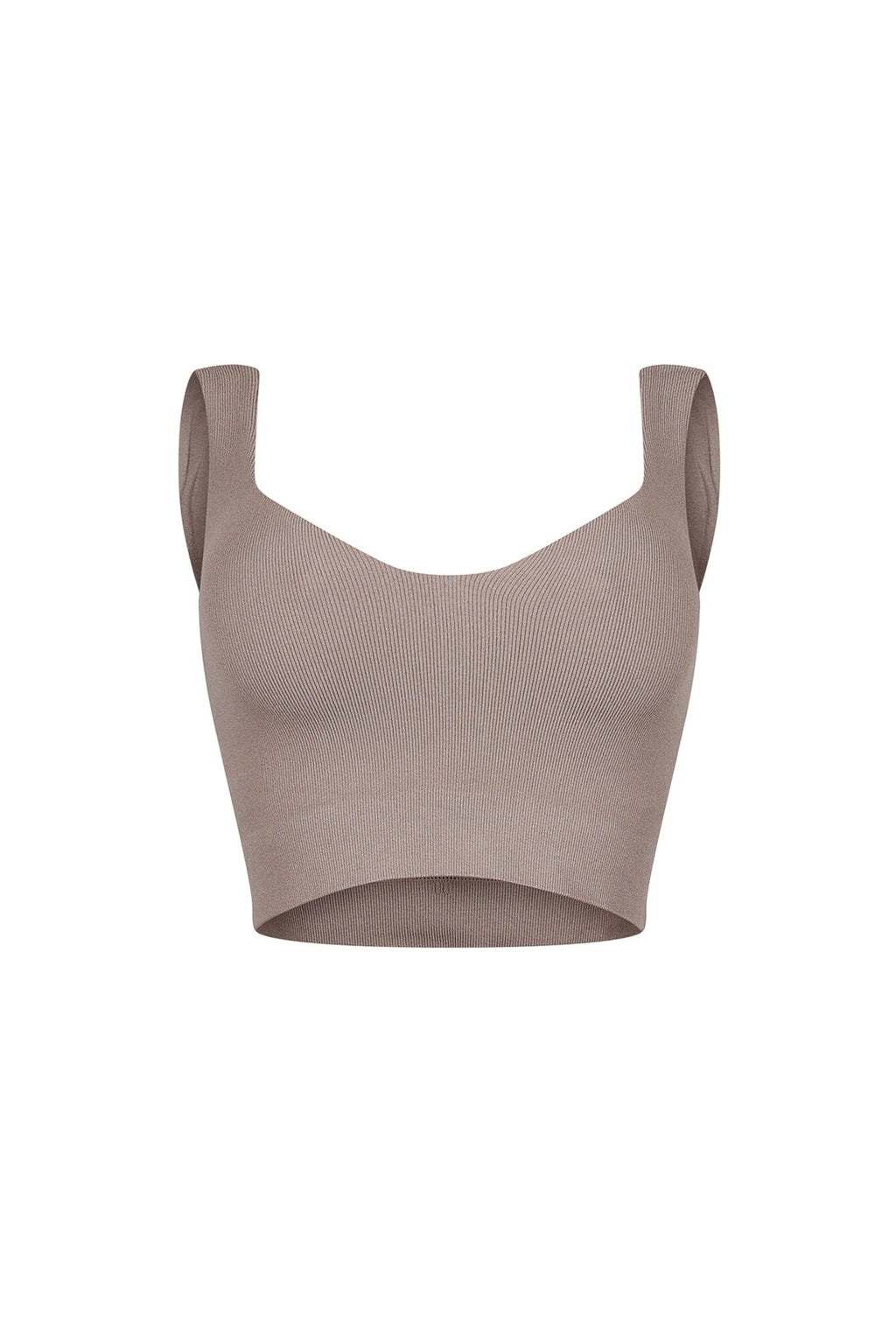 Larisa Seamless Heart Neck Sleeveless Top