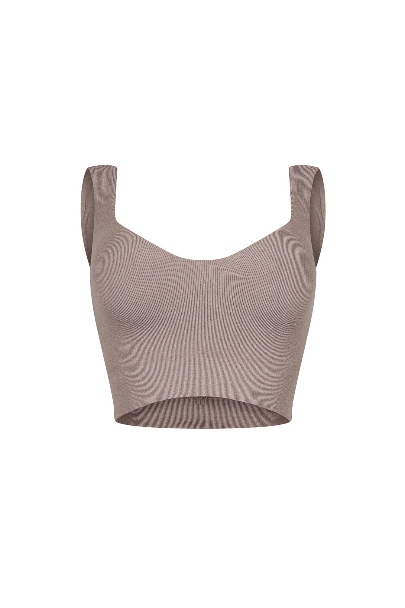 Larisa Seamless Heart Neck Sleeveless Top