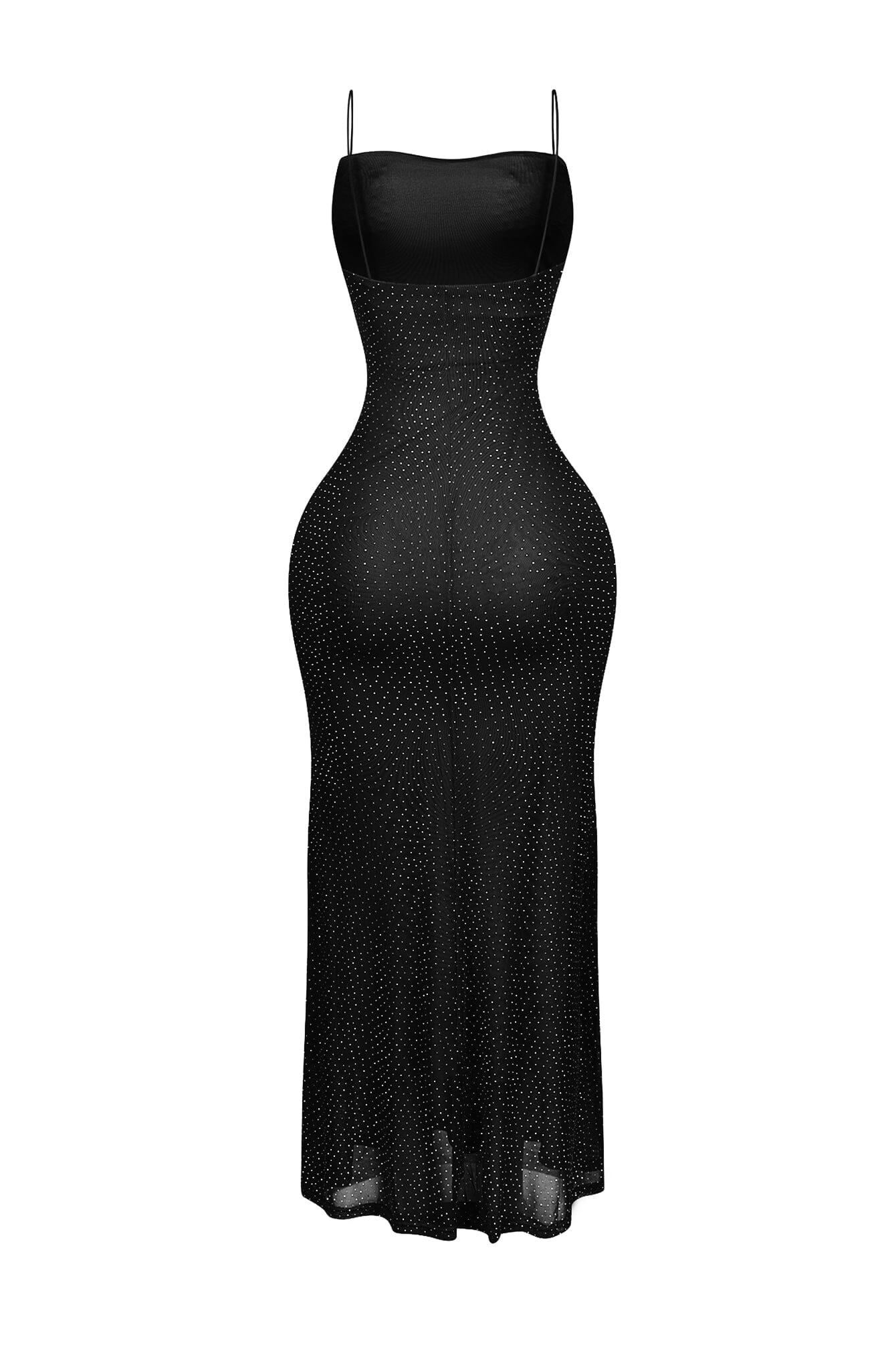 Callie Mesh Rhinestone Maxi Dress