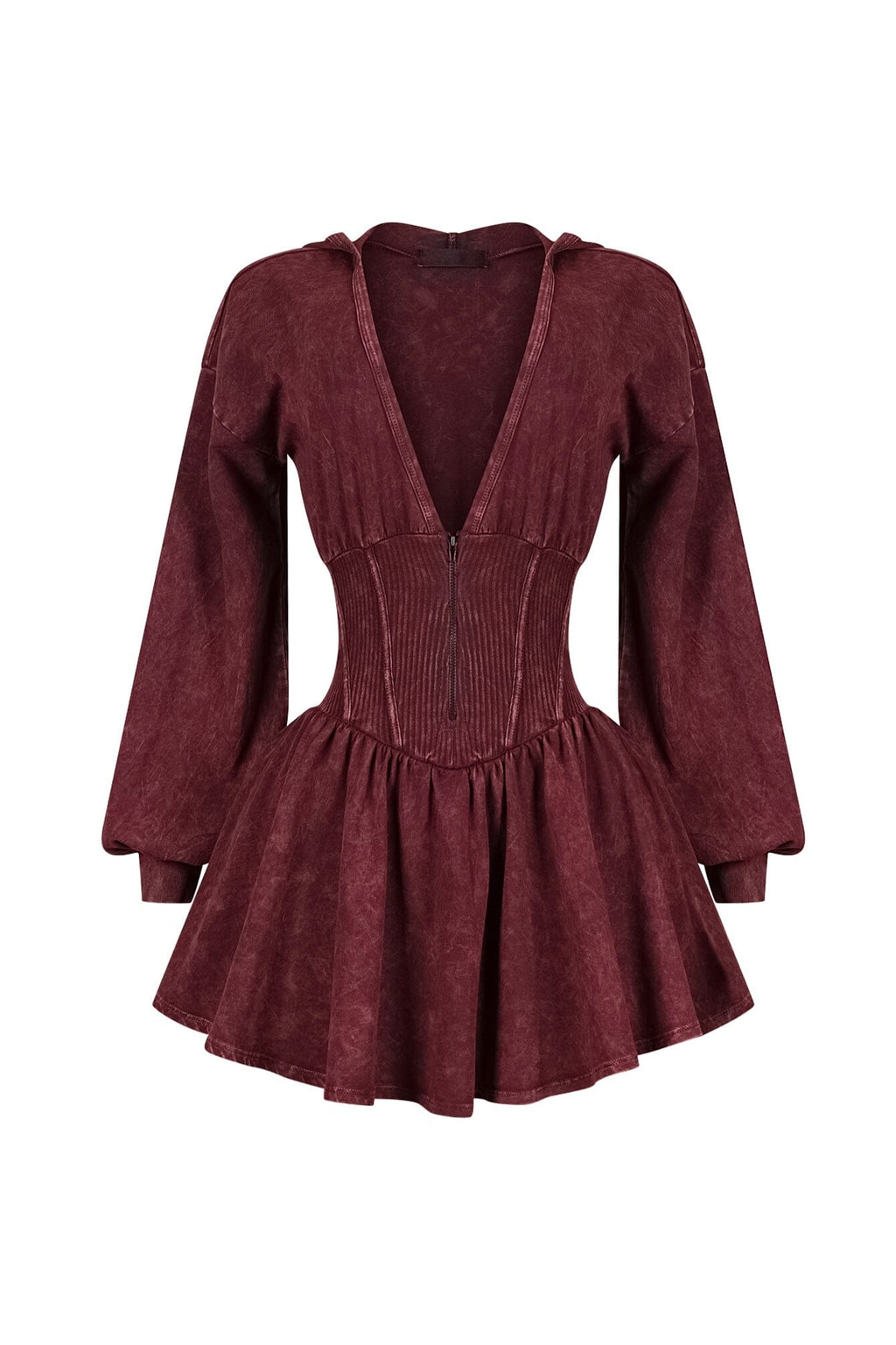 Marlowe Mineral Washed Corset Mini Dress