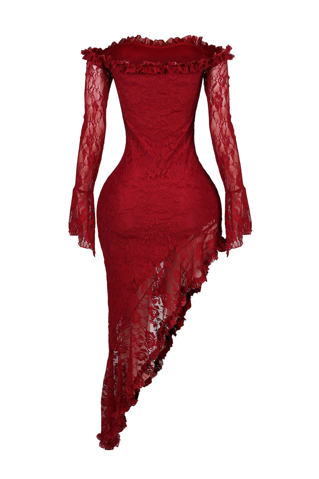 Serenity Lace Off Shoulder Maxi Dress