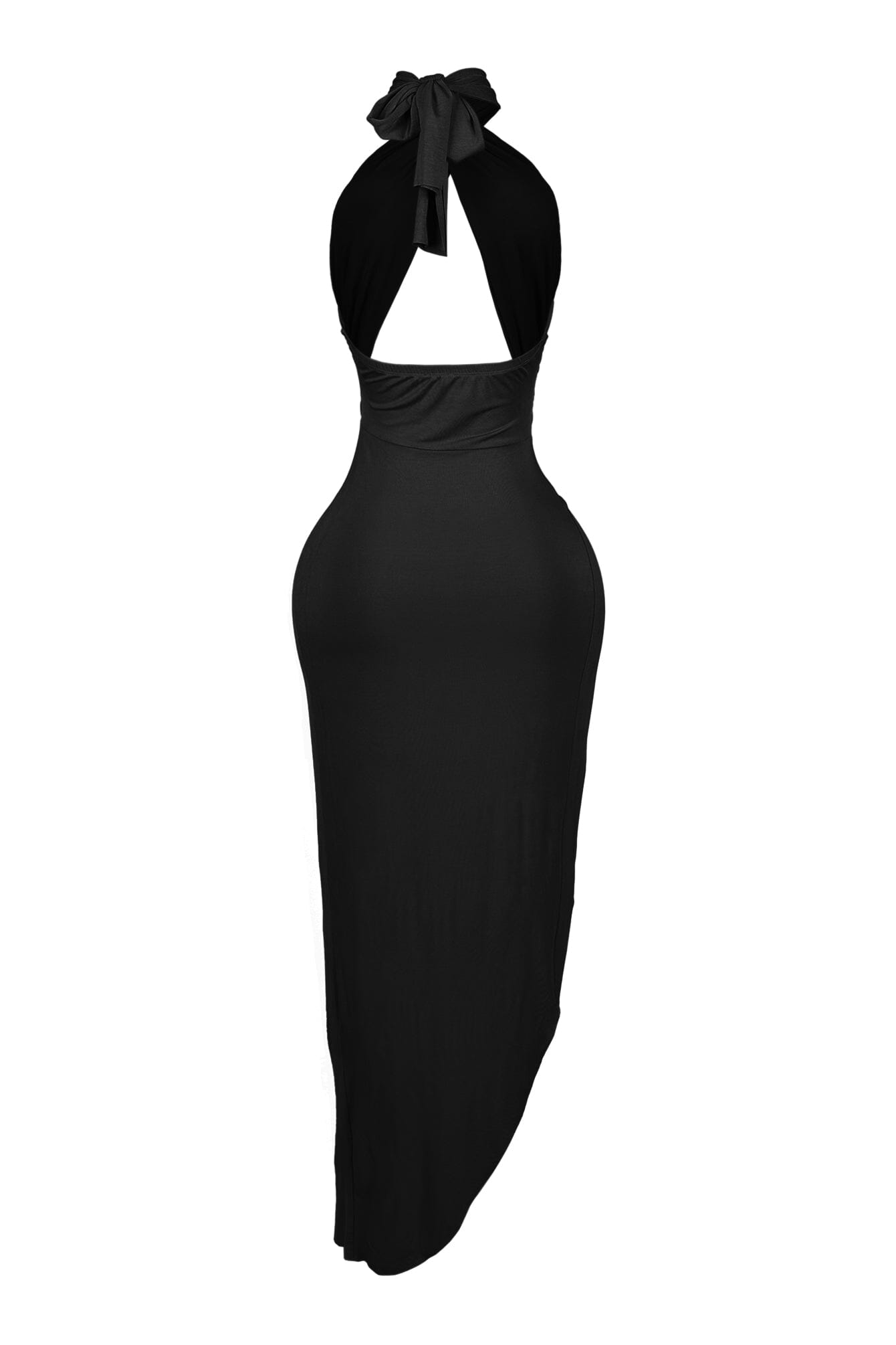Cher Halter Slit Dress