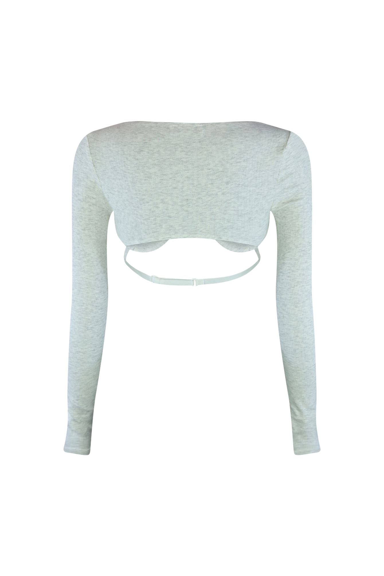 Ruve Wired Ribbed Crop Top