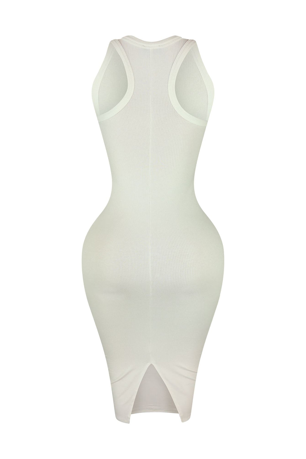 Love Birds Ribbed Rhinestone Basic Dress