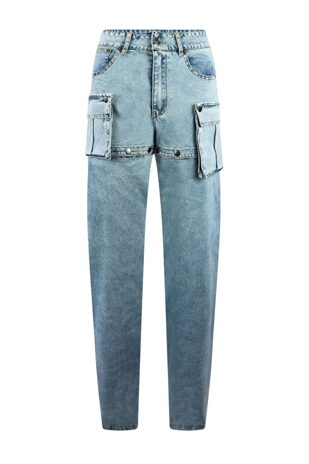Snap Me Detachable Pocket Jeans