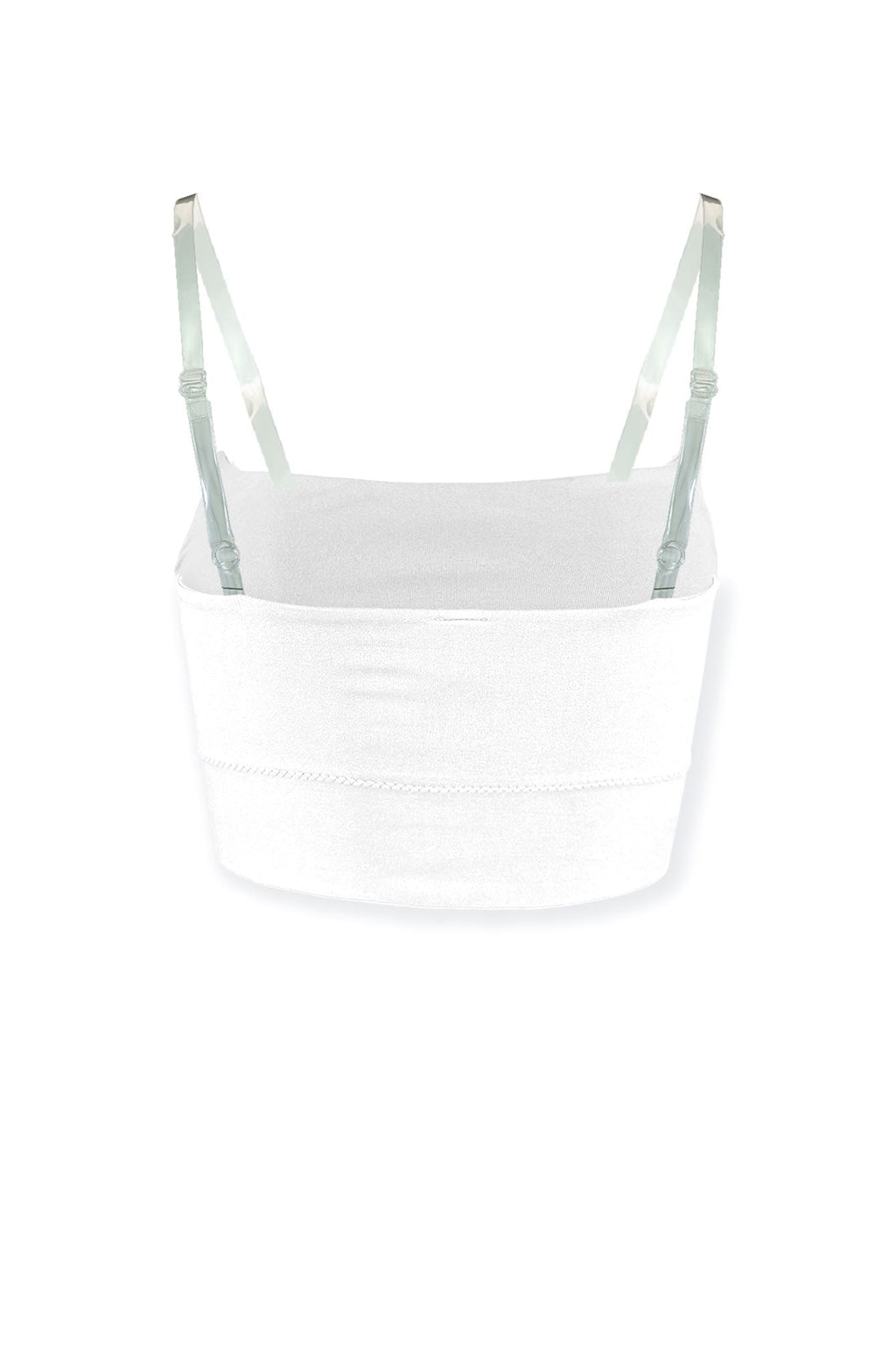 Khloe Clear Strap Crop Top