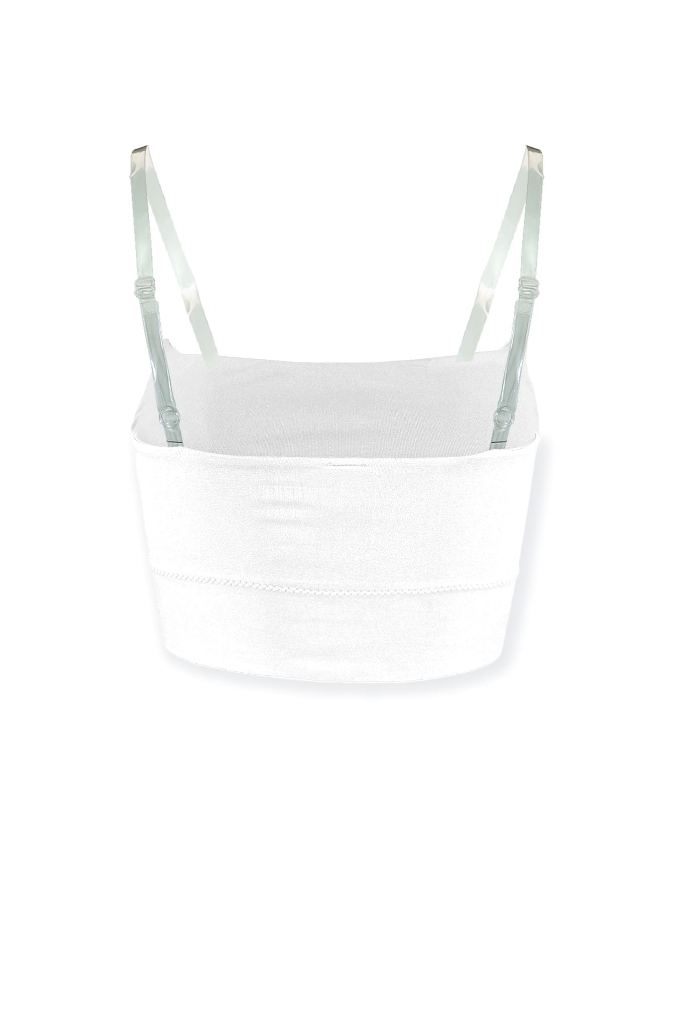 Khloe Clear Strap Crop Top