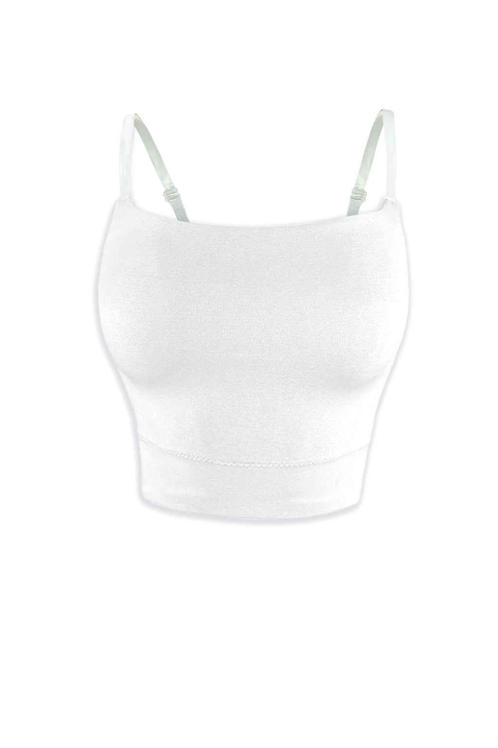 Khloe Clear Strap Crop Top