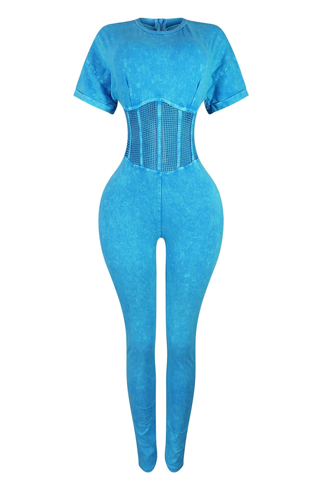 BFFR Mineral Washed Corset Jumpsuit