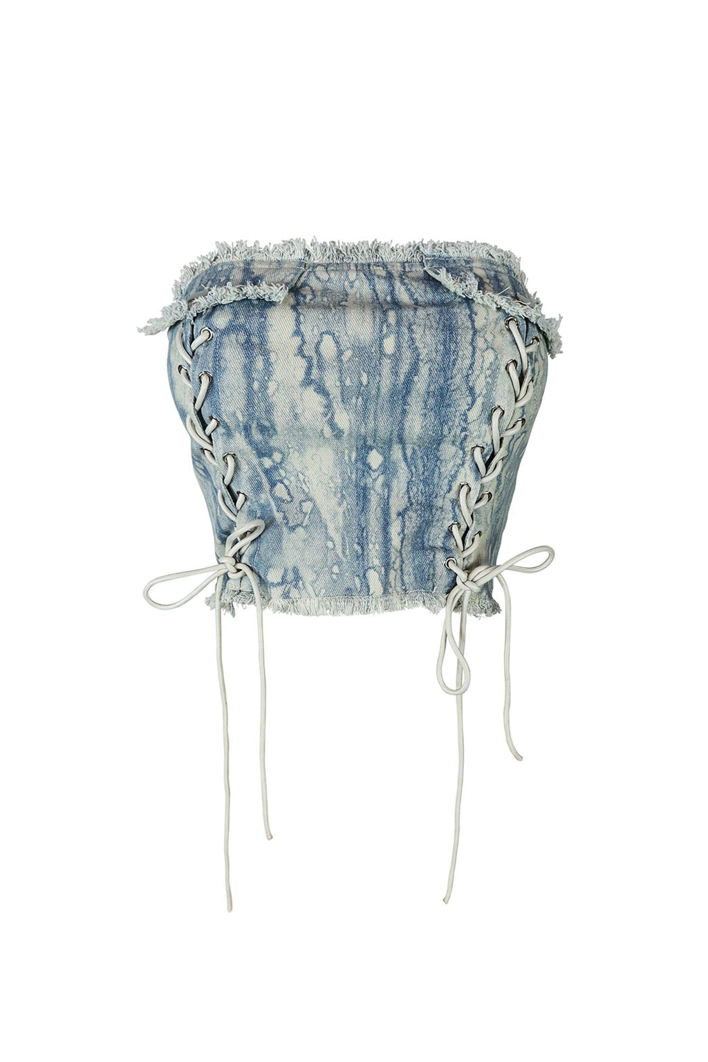 Vicky Print Corset Strapless Top