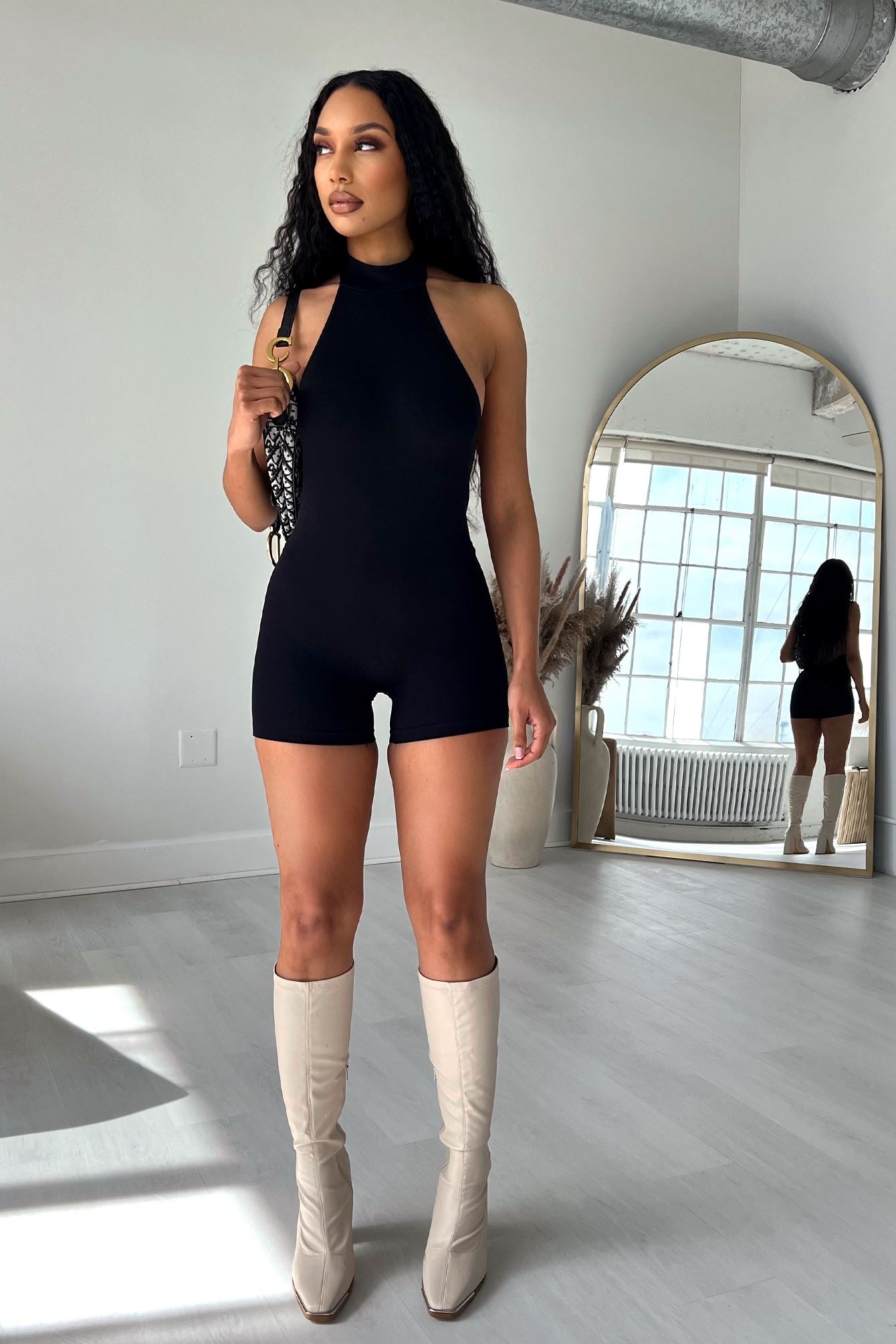 Soft Smooth Open Back Romper