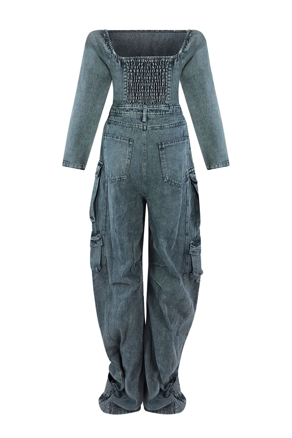 Ultimate Denim Off Shoulder Jumpsuit