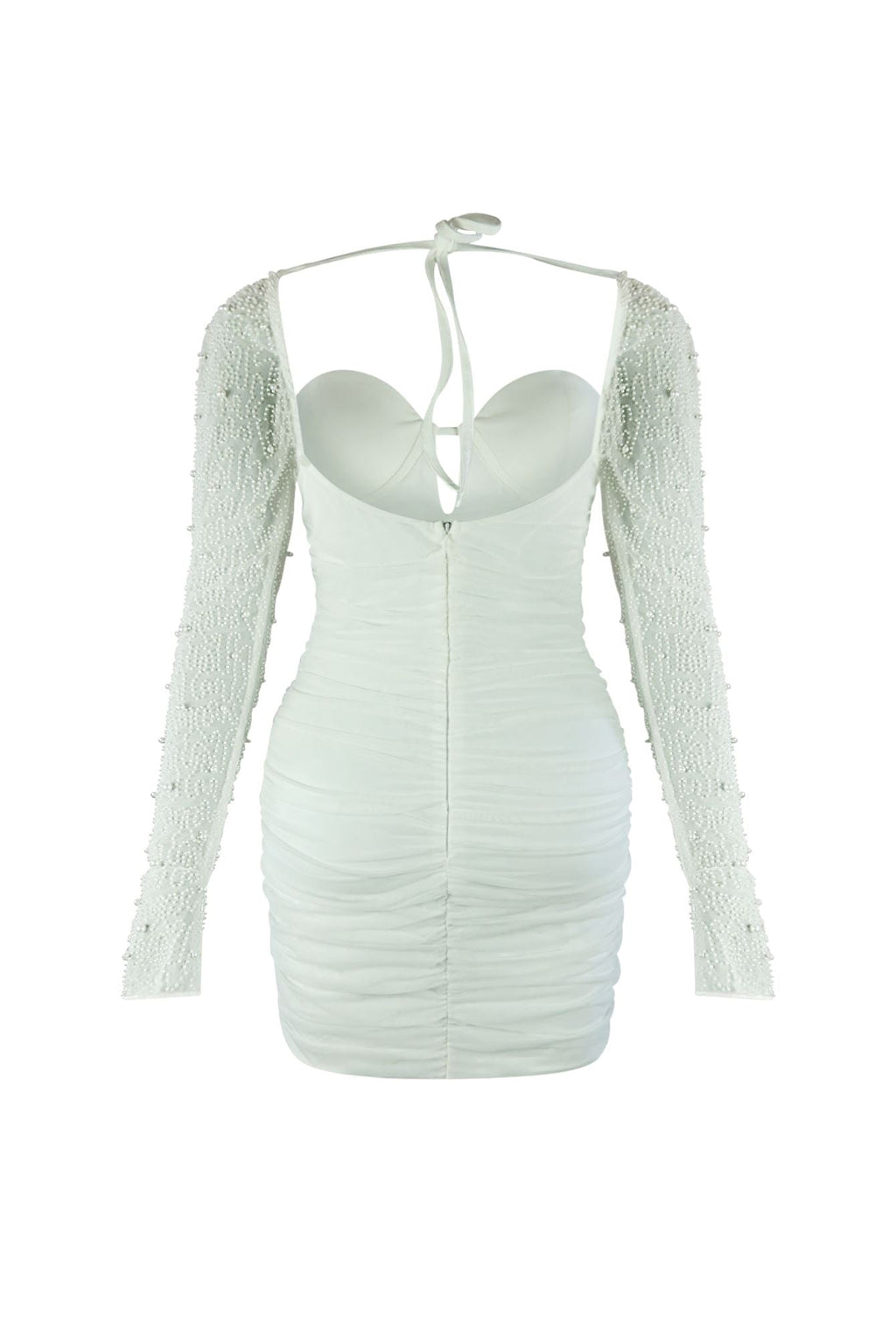 Snow Globe Mesh Pearl Dress