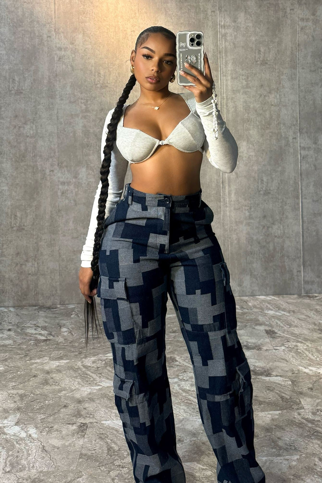 Ruve Wired Ribbed Crop Top