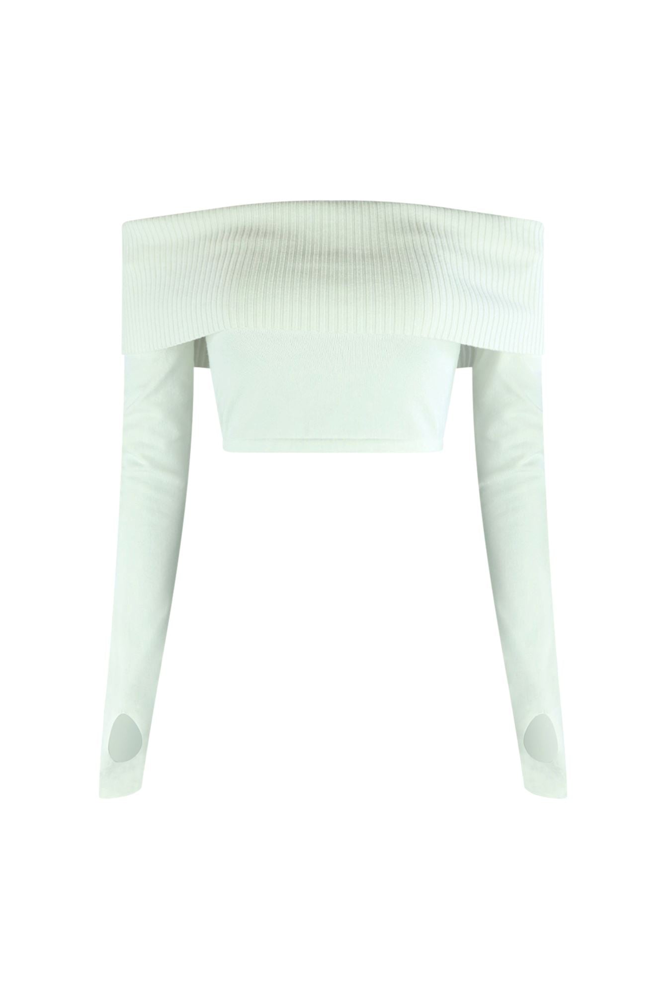 On My Mind Thumbhole Crop Top