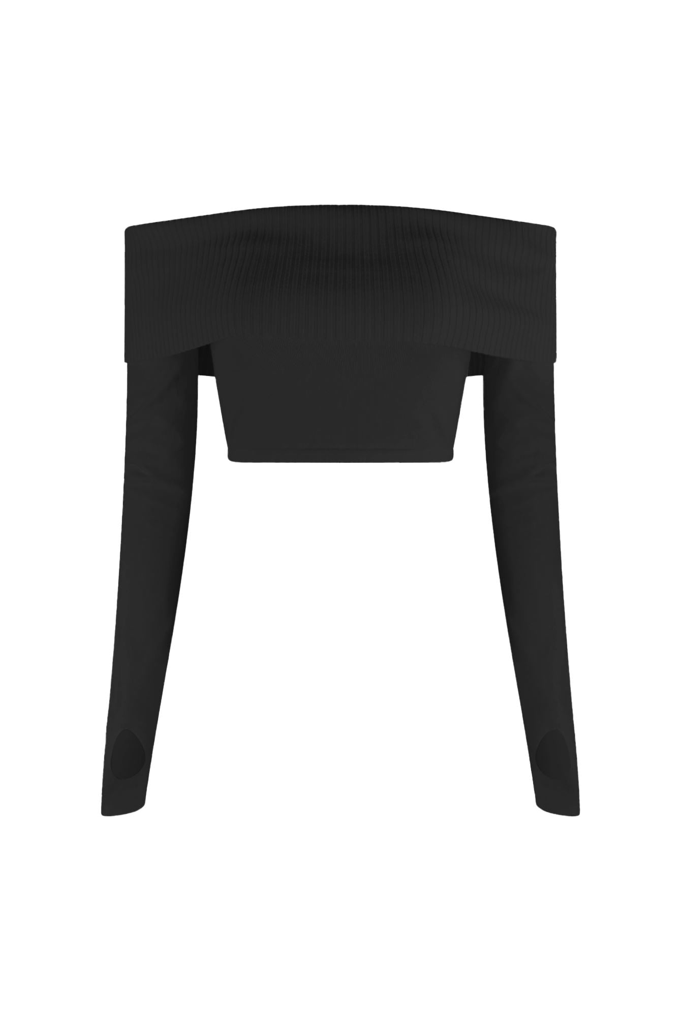 On My Mind Thumbhole Crop Top