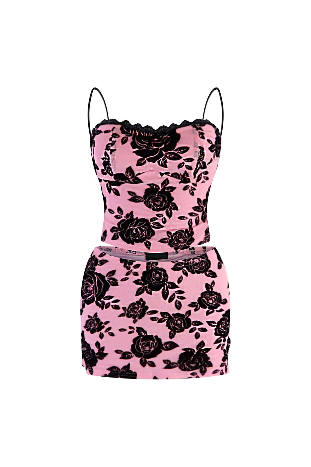 I Want You Floral Top & Skirt SET