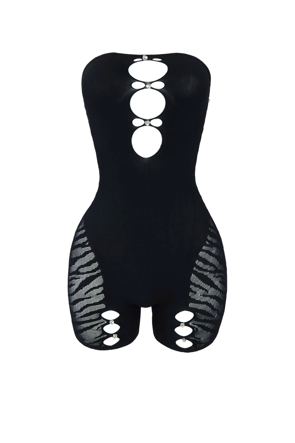 Celina Hallow Out Seamless Tube Romper