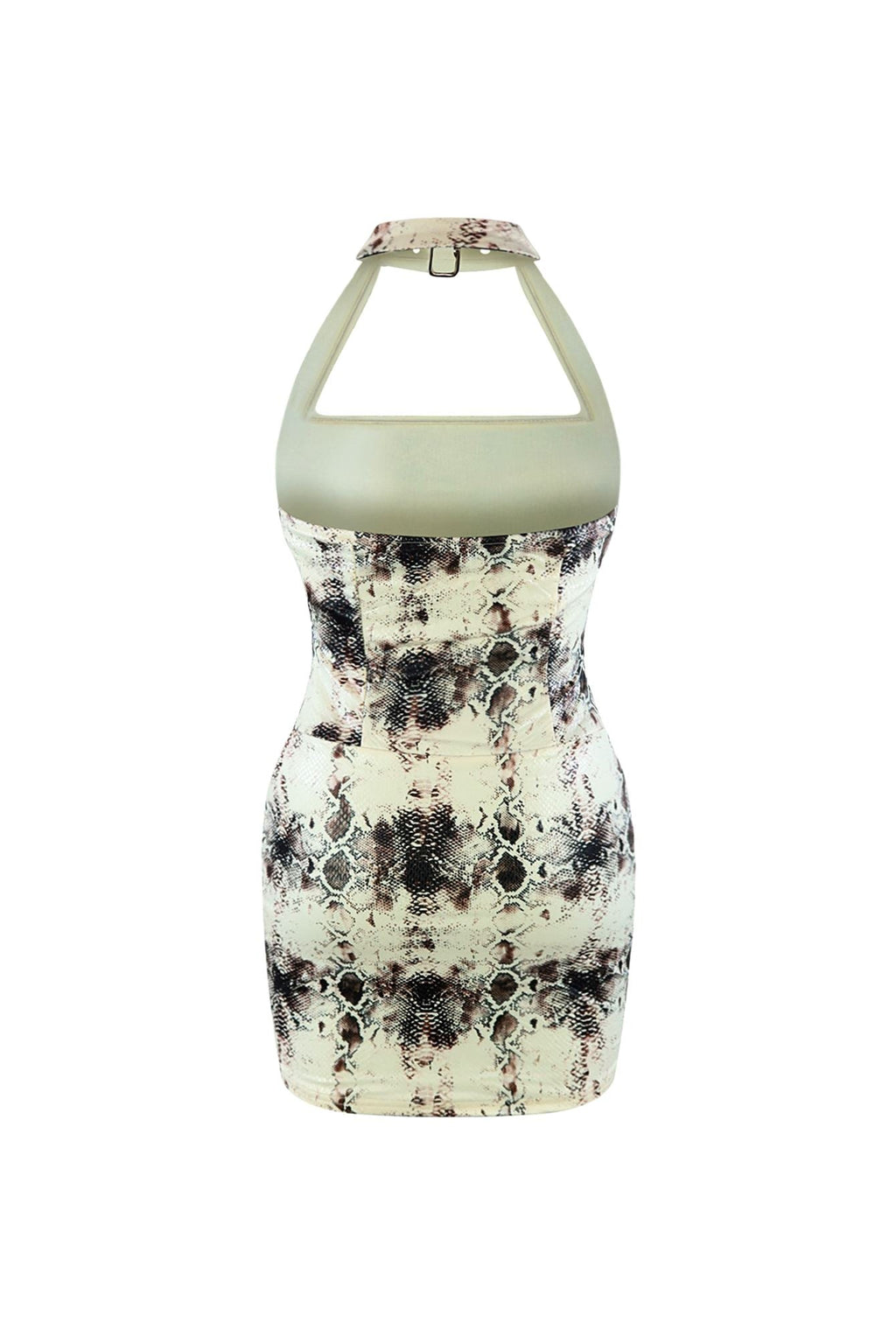 Snatch Me Snake Print Mini Dress