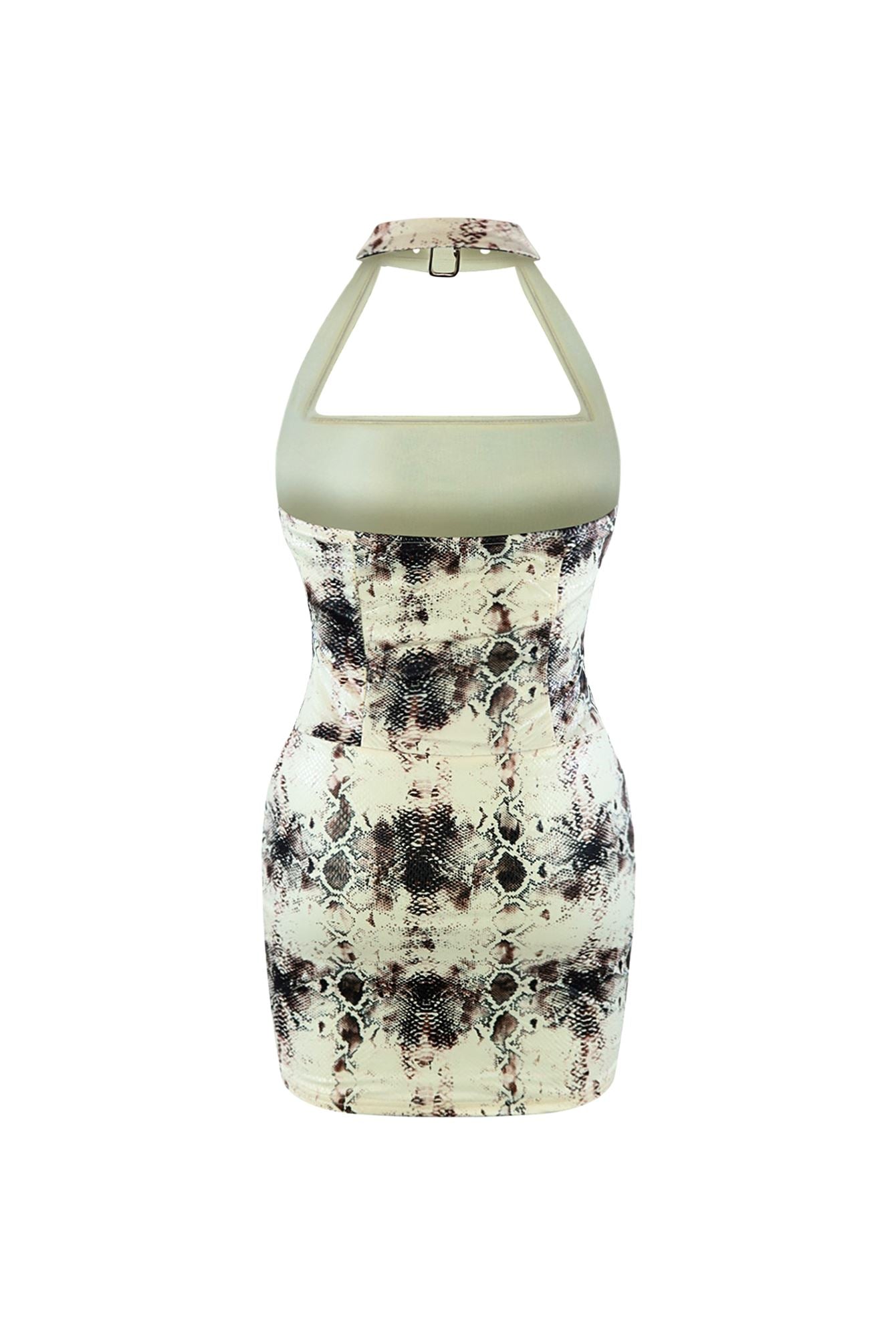 Snatch Me Snake Print Mini Dress