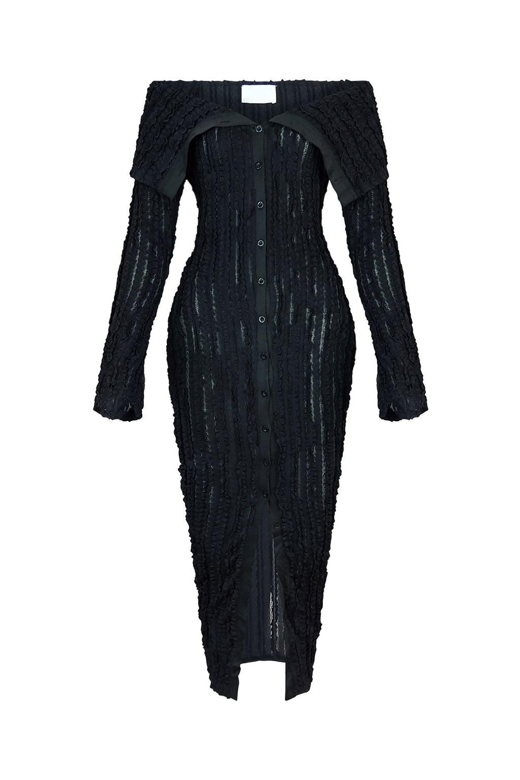 Melody Off Shoulder Mesh Dress