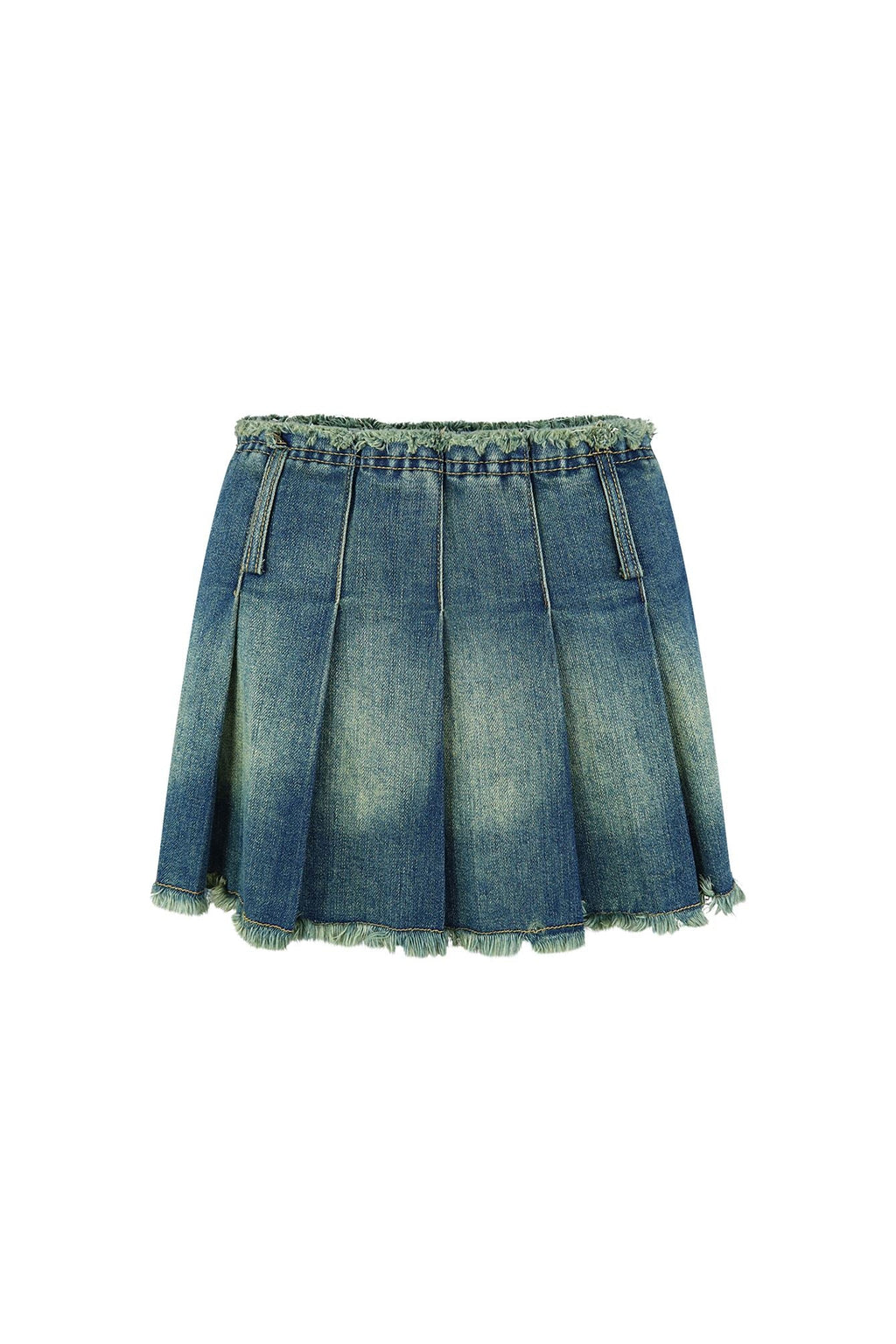 Theo Vintage Washed Pleated Skirt