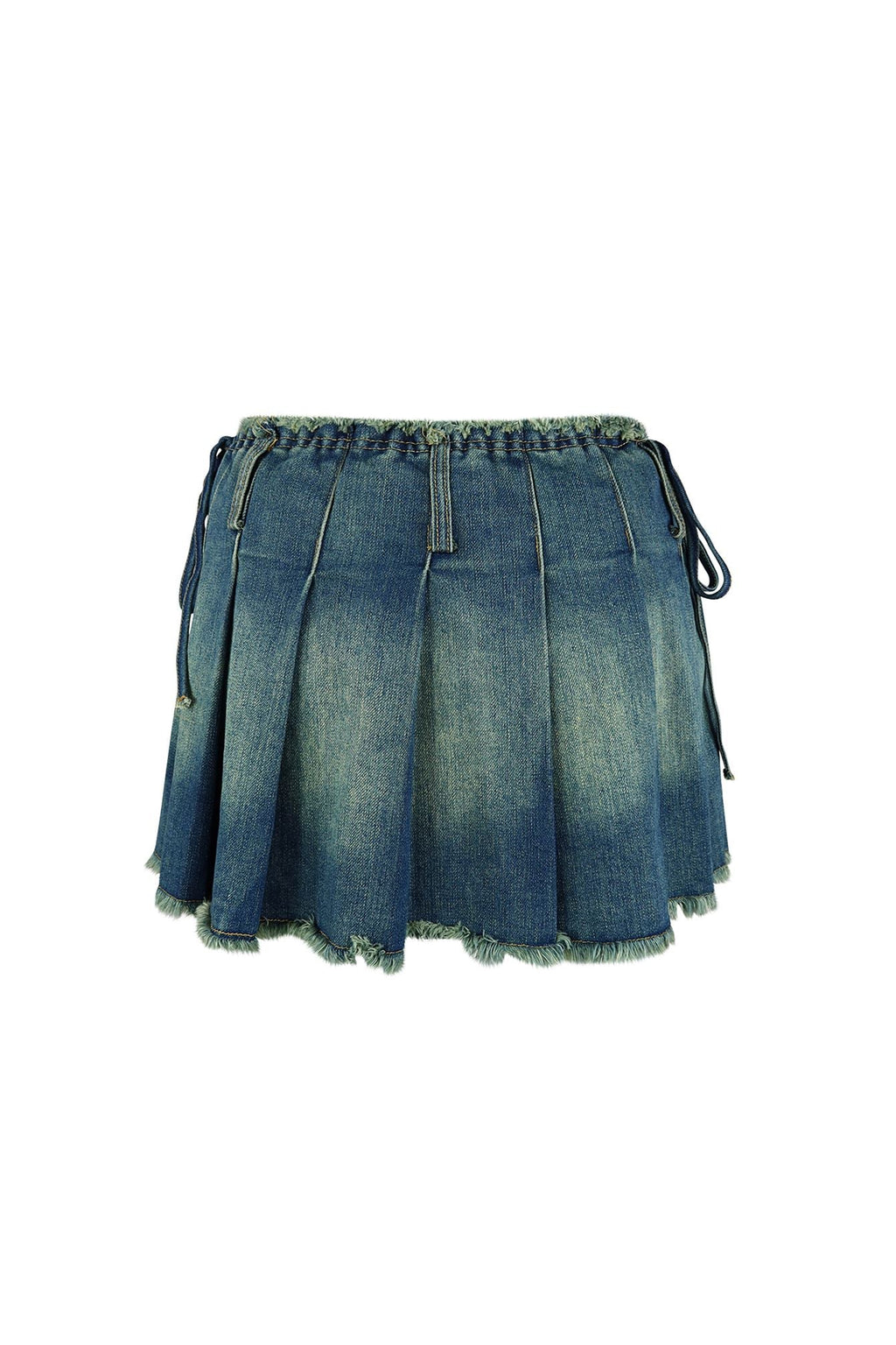 Theo Vintage Washed Pleated Skirt