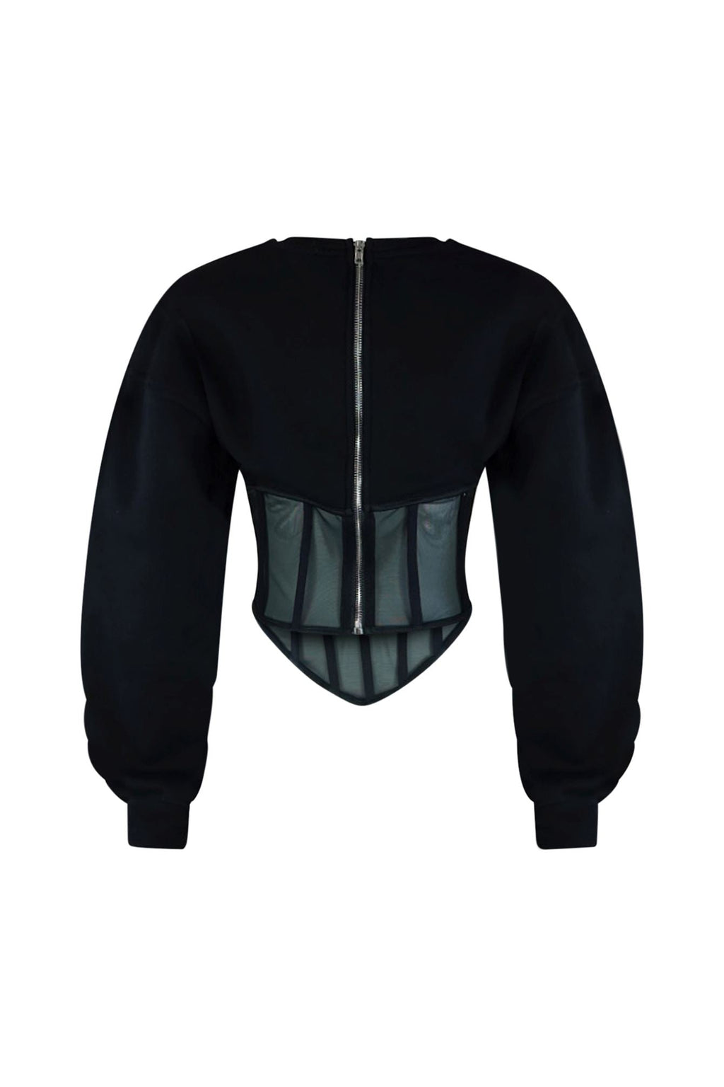 Be Your Self Corset Sweatshirt Top