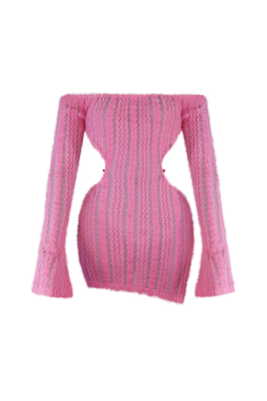 No Options Fuzzy Mini Dress
