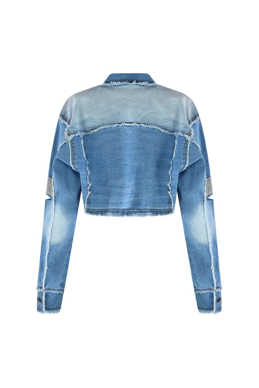 Shine Like A Diamond Denim Crop Jacket