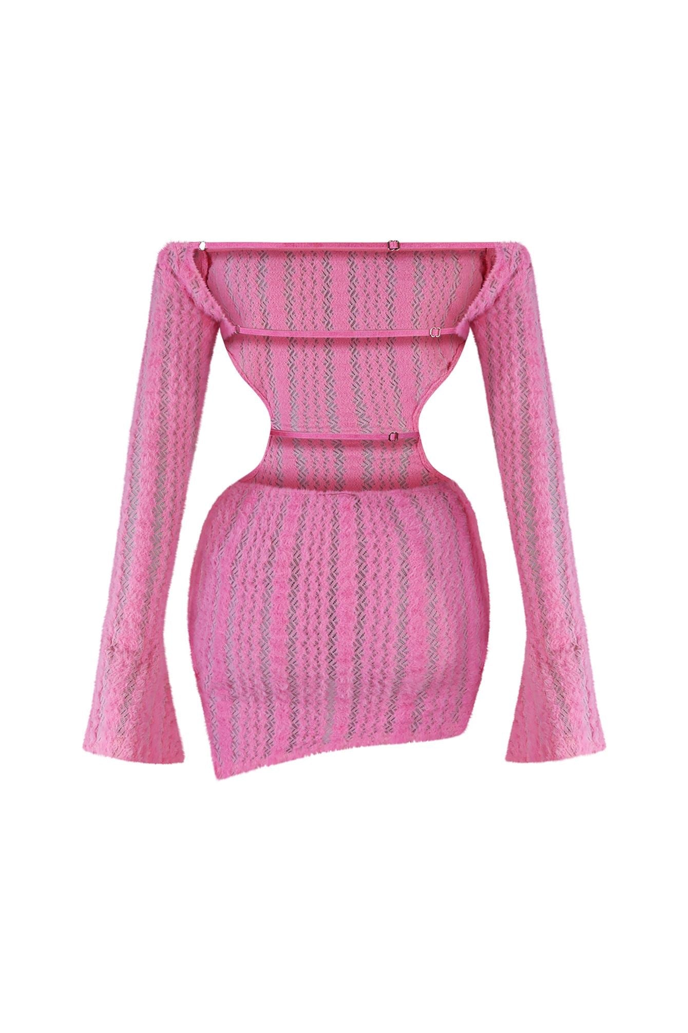 No Options Fuzzy Mini Dress